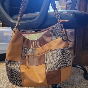The Sak Multicolor Patchwork Hobo Bag